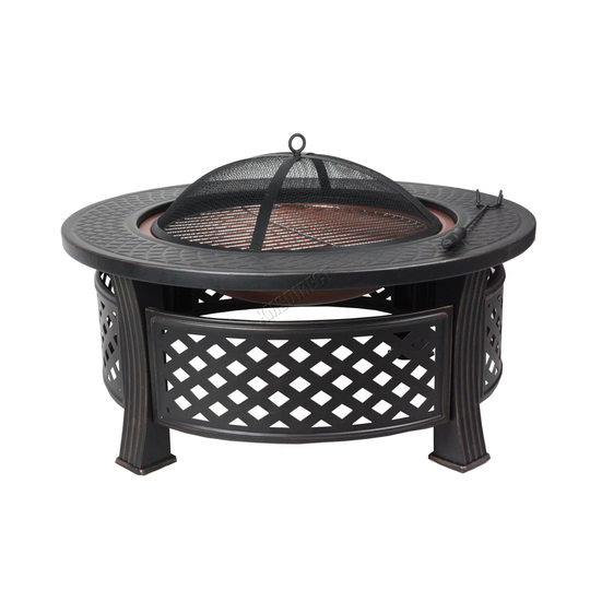 Gabi Iron Charcoal/Wood Burning Fire Pit