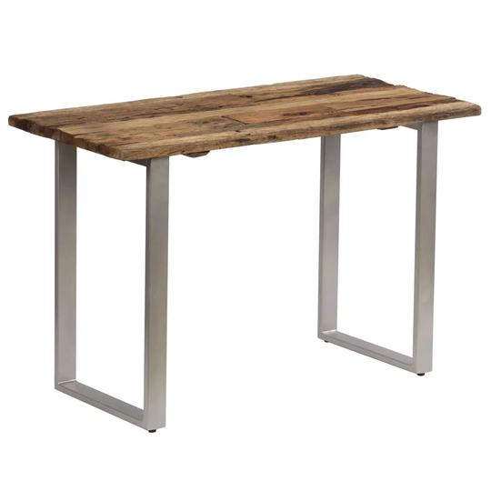 Darrah Sleeper Wood and Steel Dining Table