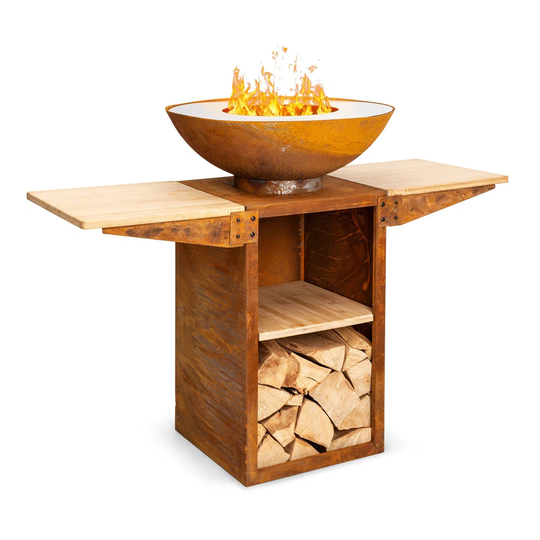 91Cm H x 62Cm W Steel Outdoor Fire Pit