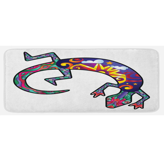 Gecko Kitchen Mat Lizards