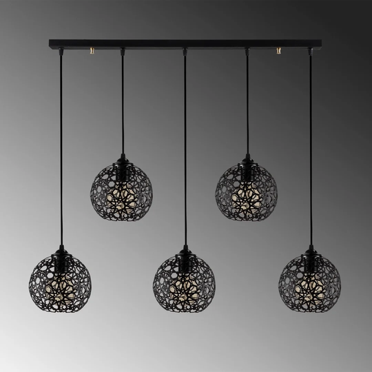 Napoli 5 - Light Kitchen Island Globe Pendant