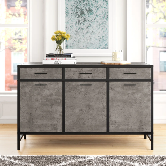 Alayna 124 Cm Wide 3 Drawer Sideboard