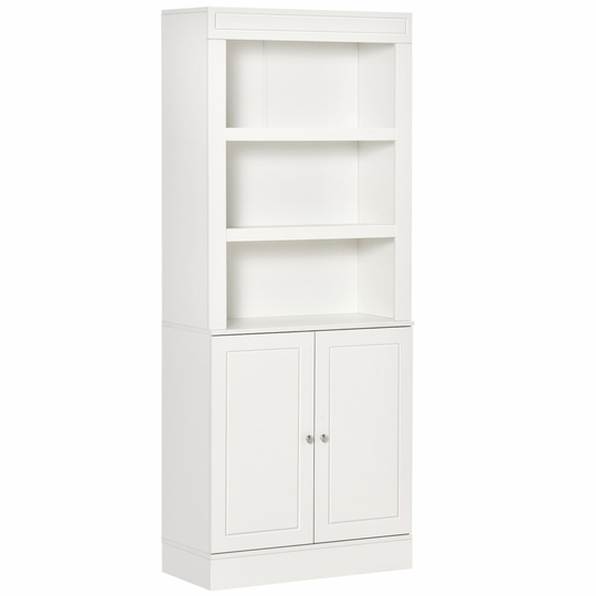 HOMCOM Modern Kitchen Cupboard, Storage Cabinet with Adjustable