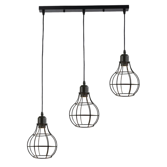 Lorford 3-Light Kitchen Island Geometric Pendant
