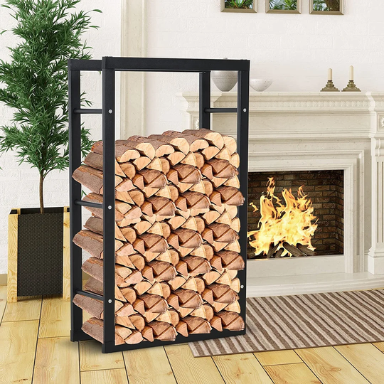 Aadarsh 60Cm W Metal Log Rack