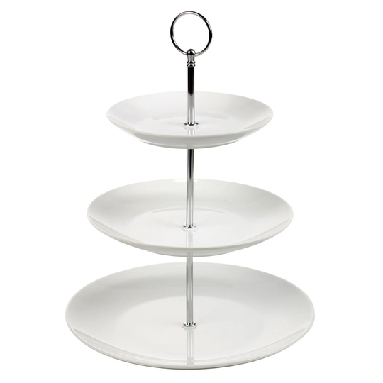 Round 3 Tier Ceramic Cake Tiered Stand