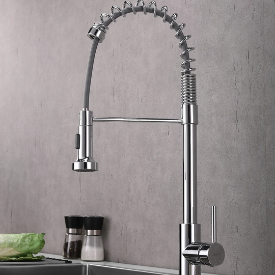 Fresnel Pull Down Single Lever Monobloc Tap with Spray