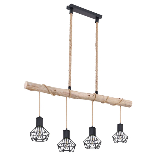 4 - Light Kitchen Island Linear Pendant