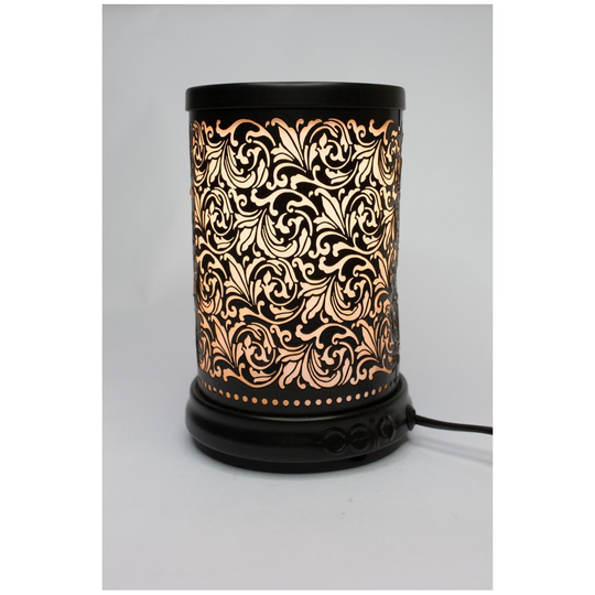 Cello Metal Collection Electric Wax Melt Burner Romance Black