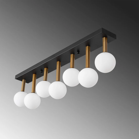 Methuli 7-Light Kitchen Island Globe Pendant