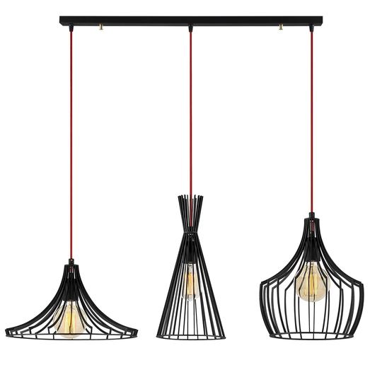 Hyeon 3 - Light Kitchen Island Geometric Pendant