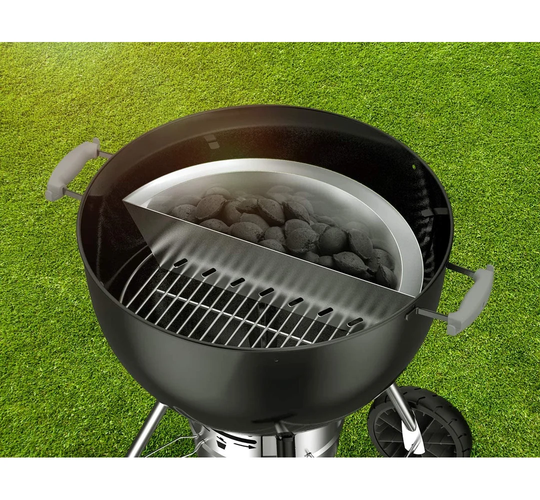 Upgraded Stainless Steel Charcoal Briquet Holder Basket for Weber 22'' Kettle Grill