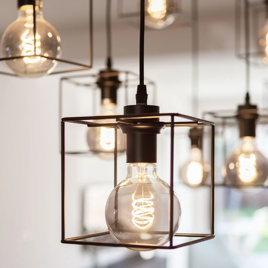 Hednesford 9-Light Cluster Geometric Pendant