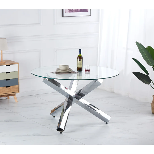 Alburnett 120 Cm Pedestal Dining Table