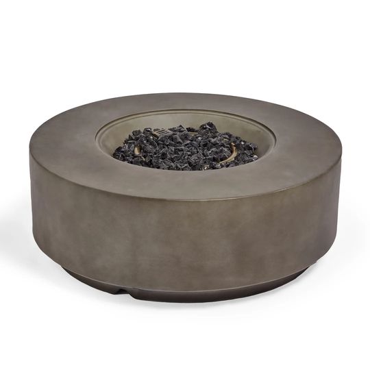 Round Gas Fire Pit