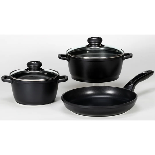 Maleah 3-Piece Non-Stick Cookware Set