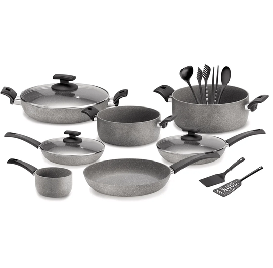 16 Piece Aluminium Non Stick Cookware Set