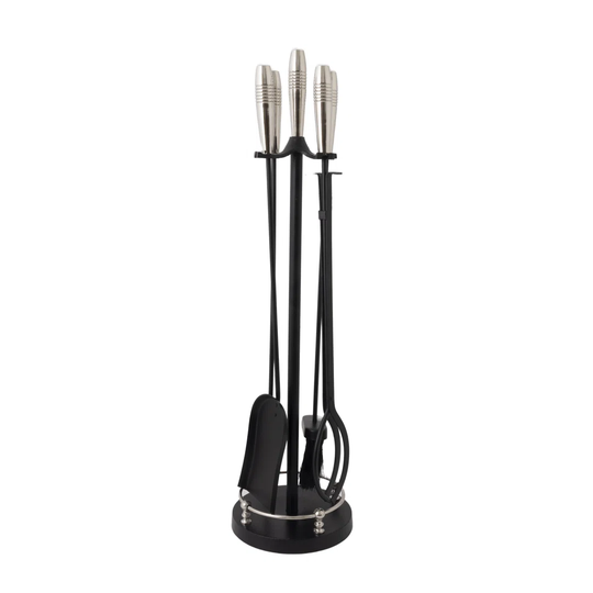Amie-Lee 5 Piece Iron Fireplace Tool Set