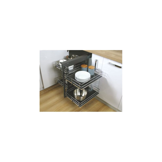 (1200mm, left) MAXIMA SILVA - storage kitchen cabinets