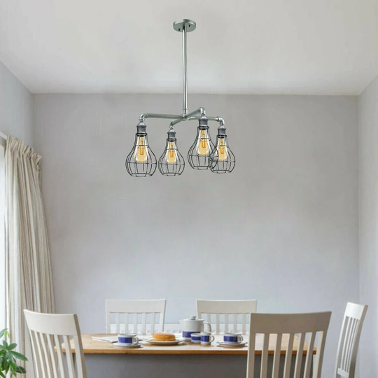 Buddleia 4 - Light Kitchen Island Geometric Pendant