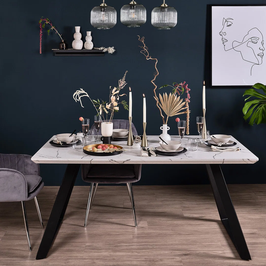 Adbul Rectangular 160Cm L x 90Cm D Dining Table
