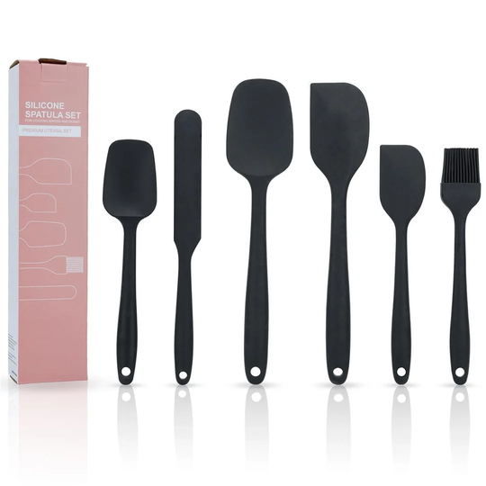 Silicone Spatula Set Baking Utensils