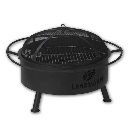 LANDMANN 2In1 Fire Basket & Grill Industrial Design