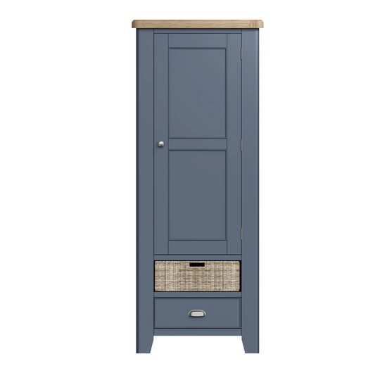 Beal 75Cm Wide 2 Drawer Oak Solid Wood Highboard