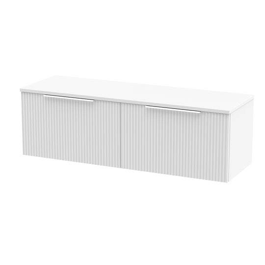 390mm Wall Hung Double Vanity with Worktop