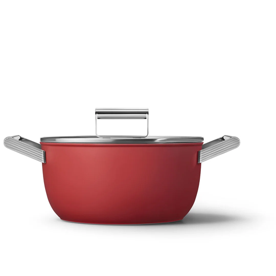 Smeg Saucepans 50s Style Retro Casserole Pan