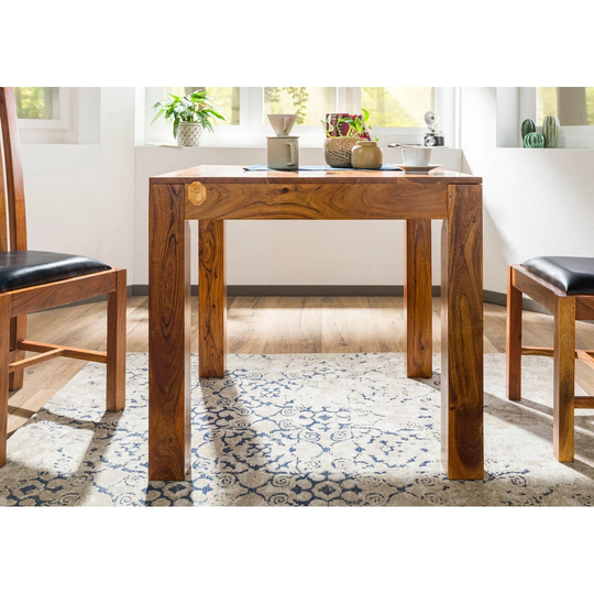 Oxford 90 Cm Acacia Solid Wood Dining Table