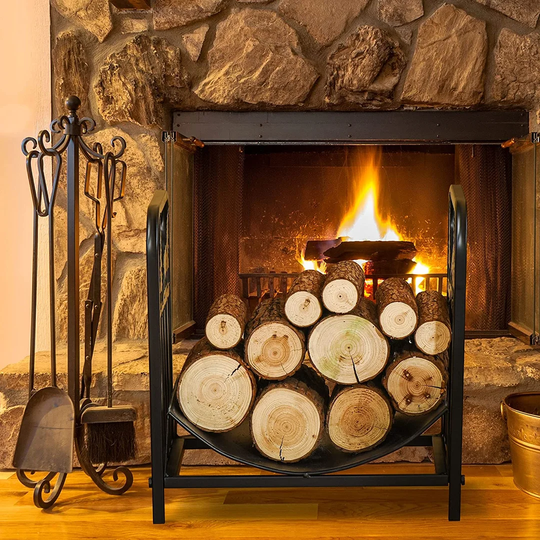 Tribeca 43Cm W x 42Cm D Metal Log Rack