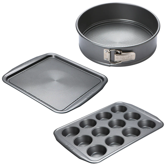 Circulon Momentum Steel Non Stick dishwasher safe 3 piece bakeware set