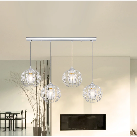 Chelan 4 - Light Kitchen Island Globe Pendant
