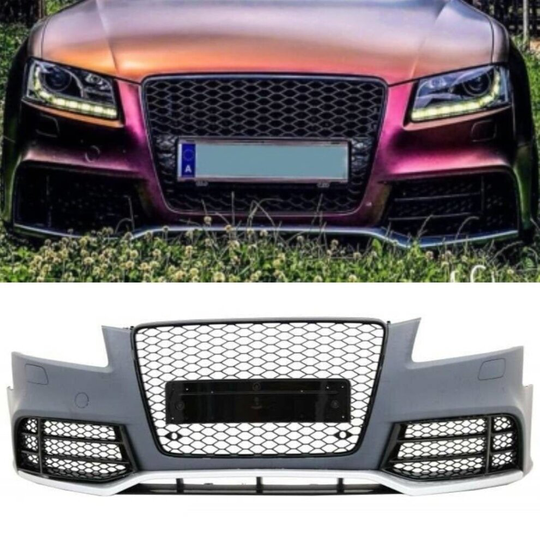Audi A5 2007-2012 Front Bumper Body Kit With Main Grille RS Look