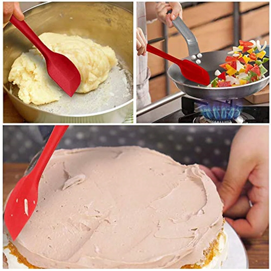 Silicone Spatula - New 6 Pcs Silicone Spatula 446F Heat Resistant Seamless Rubber Spatulas With Stainless Steel Core Kitchen Utensils Non Stick For Co