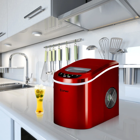 Automatic 26.5 lb. Daily Production Clear Ice Portable Ice Maker