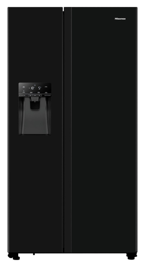 Hisense RS694N4TBF Fridge Freezer - Black
