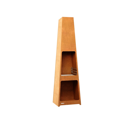 Cor-Ten barbecue fireplace
