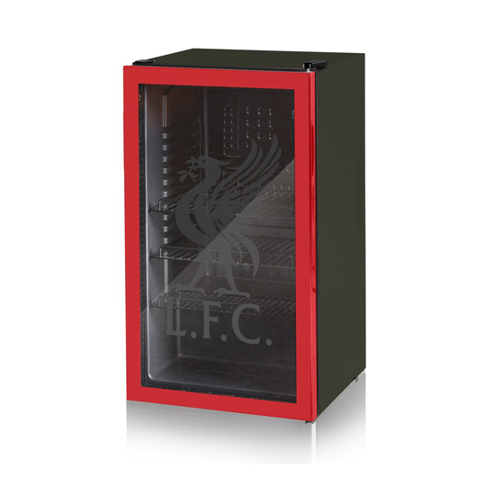 Swan Liverpool FC 80L Glass Fronted Under Counter Fridge