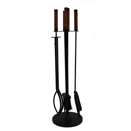 Handle Companion 4 Piece Fireplace Tool
