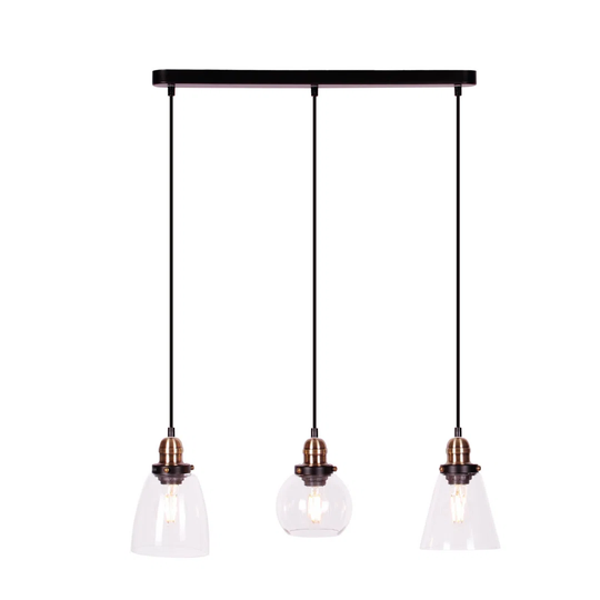 Clukey 3-Light Kitchen Island Cone Pendant