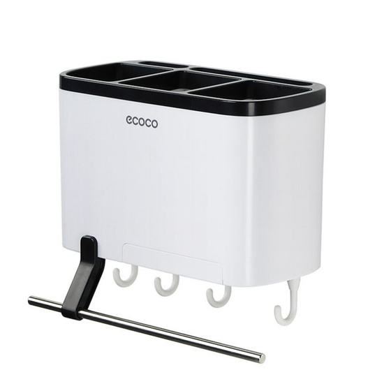 Multifunctional Storage Rack Creative Wall-mounted Hollow Drain Chopstick Cage Rag Rack Knife Holder for Kitchen Supplies