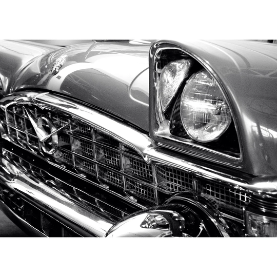 Chrome Front Grill - Wrapped Canvas Photograph Print