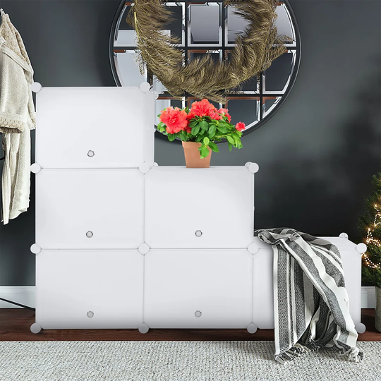 Portable 20 Pair Stackable Shoe Storage Cabinet