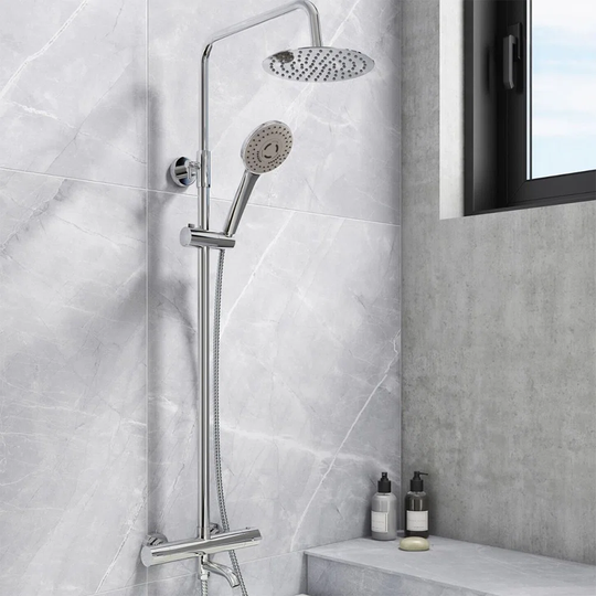 Kartell Thermostatic Shower with Fixed Shower Head