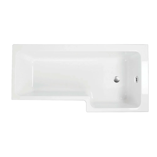 Bricelyn L-Shape 1700 mm x 820mm Shower Bath