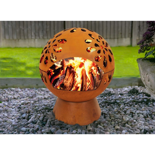 60Cm H x 50Cm W Steel Outdoor Fire Pit