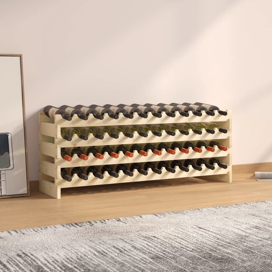 Belfry Kitchen Wine Rack 119X29x46 Cm Solid Wood Pine