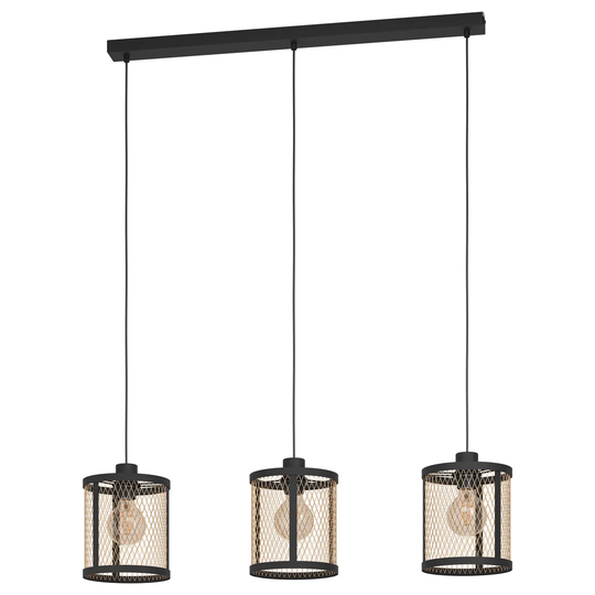 Messner 3-Light Kitchen Island Jar Pendant
